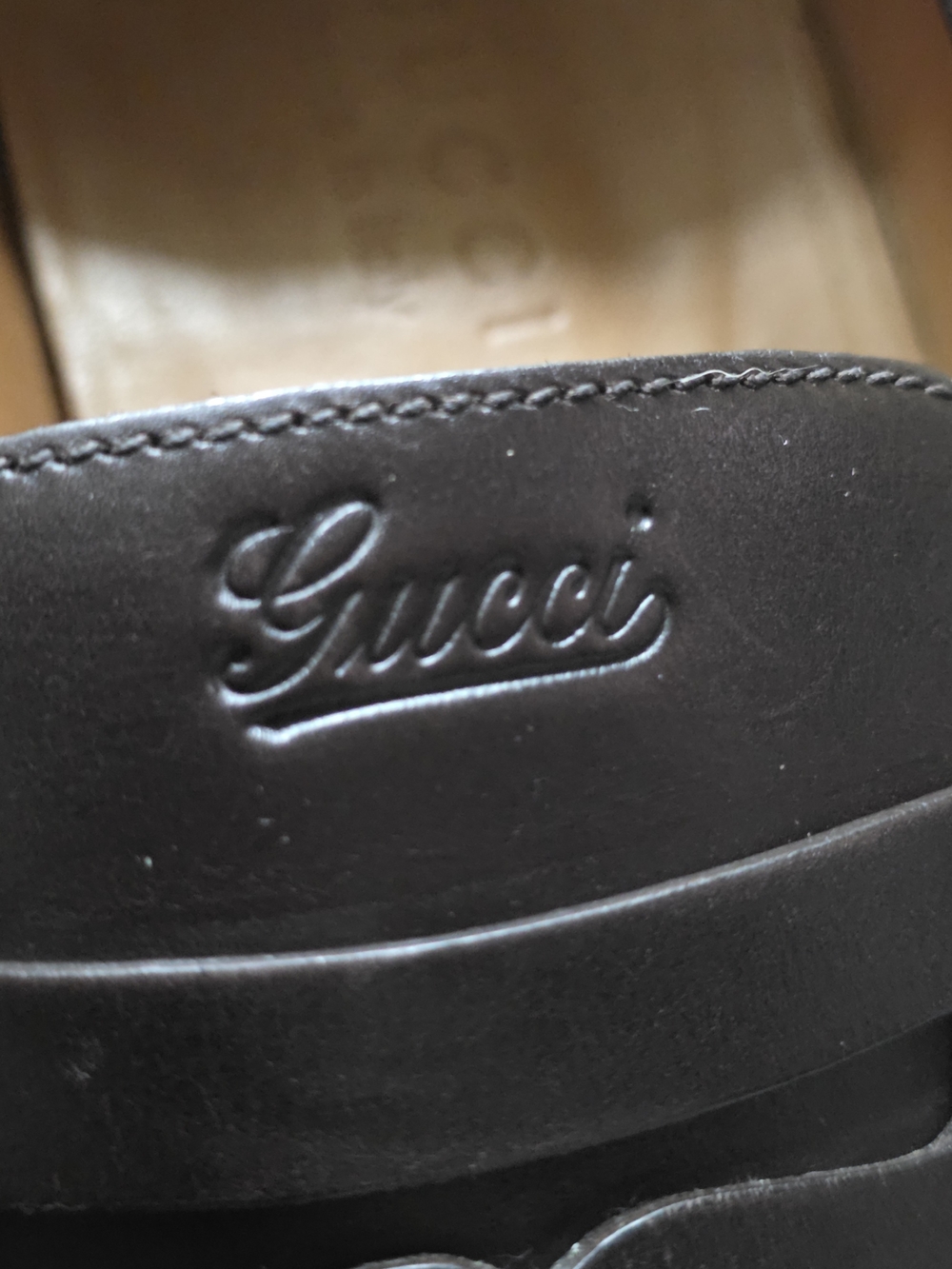 Gucci Dark Brown Leather Penny Loafers - Picture 8 of 16